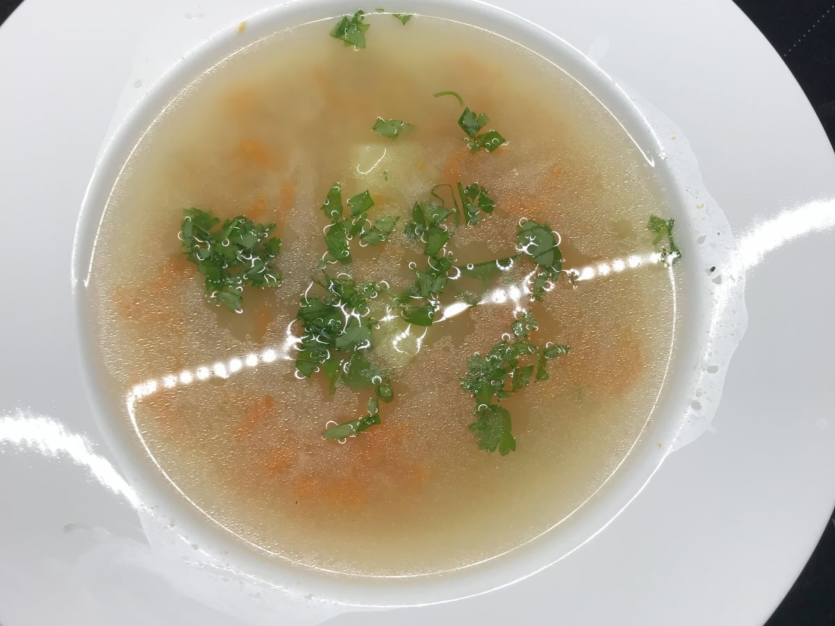 Krupnik z kaszą jaglaną